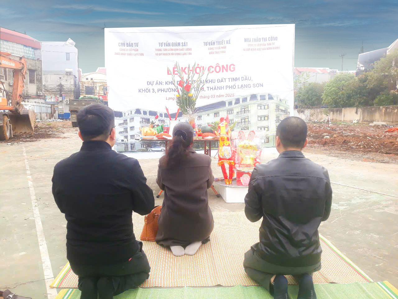 ACEFIC khởi công xây dựng dự án "Khu dân cư tại khu đất Tinh Dầu Khối 3, Phường Vĩnh Trại, Thành Phố Lạng Sơn"