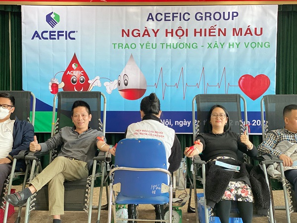 CBNV ACEFIC hào hứng tham gia Ngày hội hiến máu tình nguyện 2023